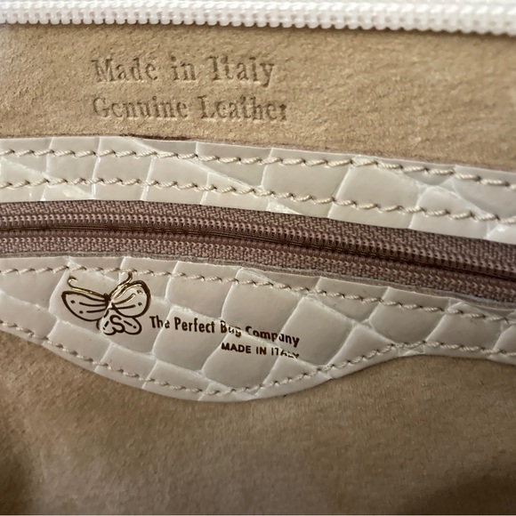 PERFECT BAG Co. Crocodile Embossed  Italian Leather Tote - Picture 13 of 13